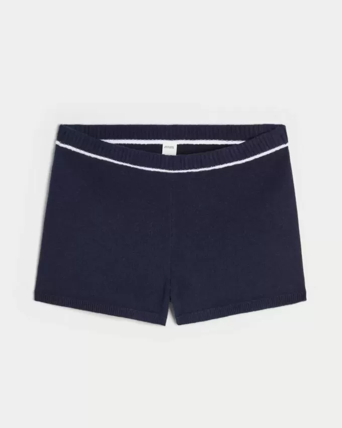 Pantaloni scurți din tricot cu pulover confortabil Gilly Hicks Pantaloni scurți din tricot cu pulover confortabil Gilly Hicks