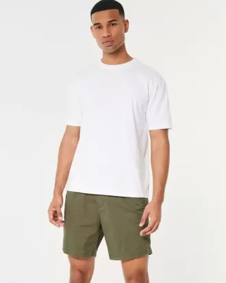 Pantaloni scurți din twill, 7″
