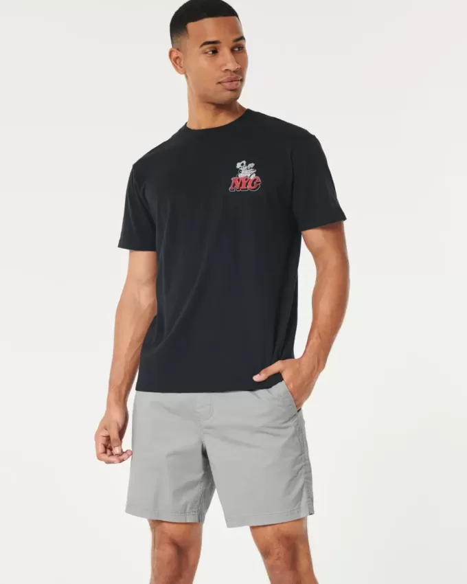 Pantaloni scurți din twill, 7″