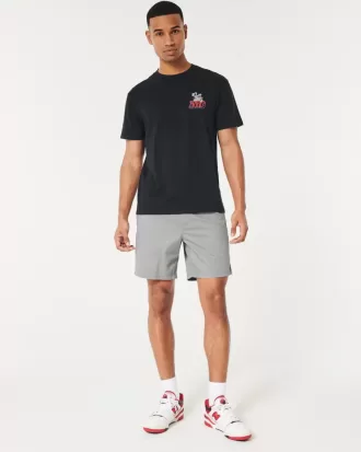 Pantaloni scurți din twill, 7″