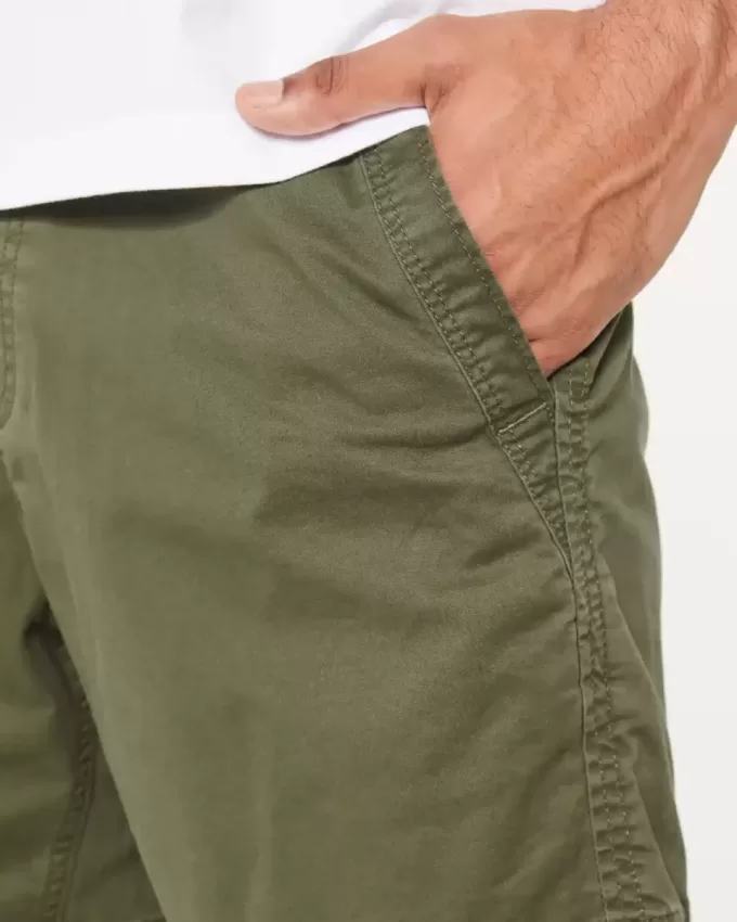 Pantaloni scurți din twill, 7″
