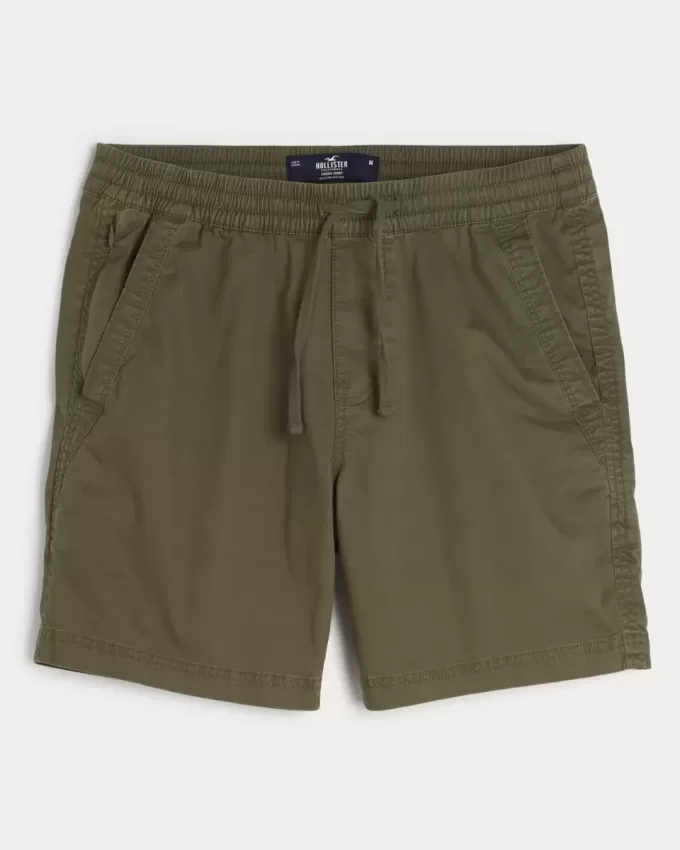 Pantaloni scurți din twill, 7″