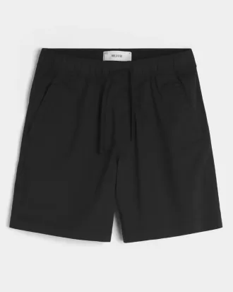 Pantaloni scurți din twill deasupra genunchiului