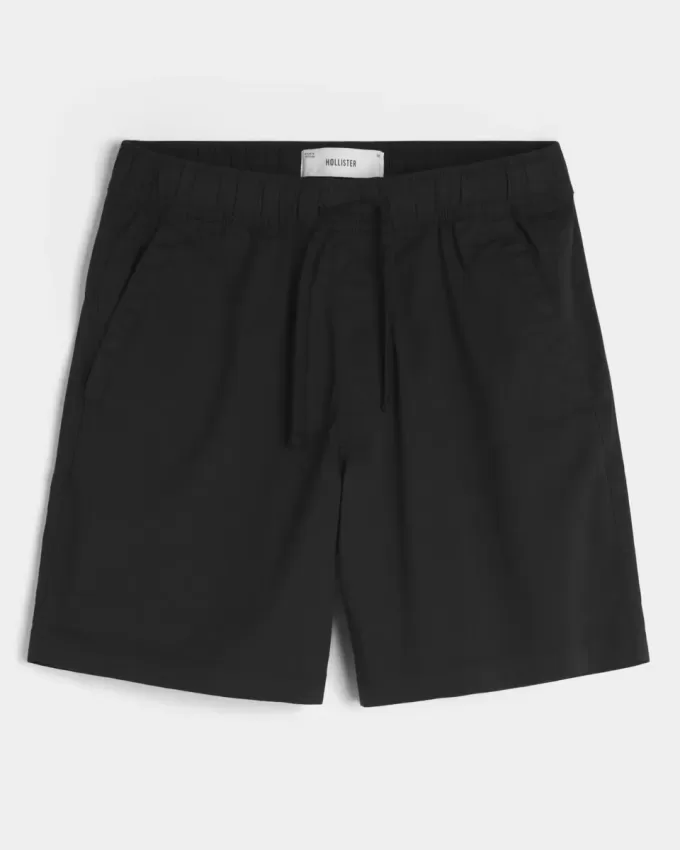 Pantaloni scurți din twill deasupra genunchiului Pantaloni scurți din twill deasupra genunchiului