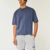 Pantaloni scurți Ford Graphic Hollister Feel Good Fleece la mijlocul coapsei
