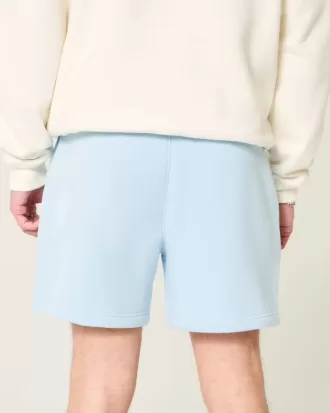 Pantaloni scurți Hollister Feel Good Fleece la mijlocul coapsei