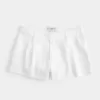 Pantaloni scurți Hollister Livvy, cu talie joasă, din amestec de in, 3″ Pantaloni scurți Hollister Livvy, cu talie joasă, din amestec de in, 3″