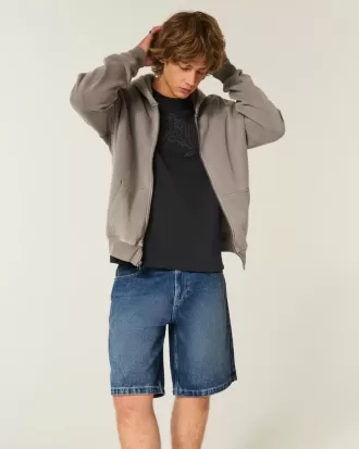 Pantaloni scurți largi din denim