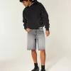 Pantaloni scurți largi din denim Pantaloni scurți largi din denim