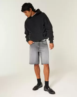 Pantaloni scurți largi din denim