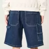 Pantaloni scurți largi din Denim Painter Pantaloni scurți largi din Denim Painter