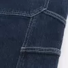 Pantaloni scurți largi din Denim Painter Pantaloni scurți largi din Denim Painter