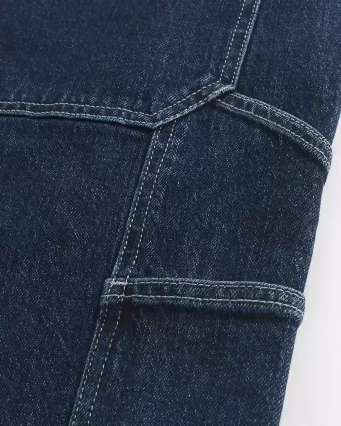 Pantaloni scurți largi din Denim Painter Pantaloni scurți largi din Denim Painter