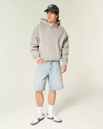 Pantaloni scurți largi din denim Star Graphic
