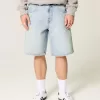 Pantaloni scurți largi din denim Star Graphic