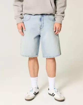 Pantaloni scurți largi din denim Star Graphic