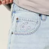 Pantaloni scurți largi din denim Star Graphic