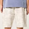 Pantaloni scurți largi Hollister Feel Good Fleece deasupra genunchiului