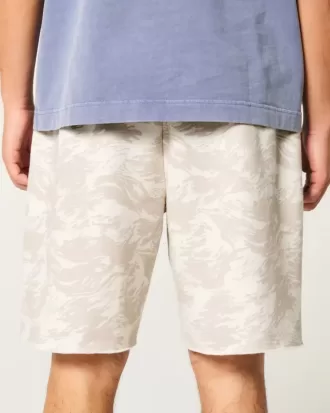 Pantaloni scurți largi Hollister Feel Good Fleece deasupra genunchiului