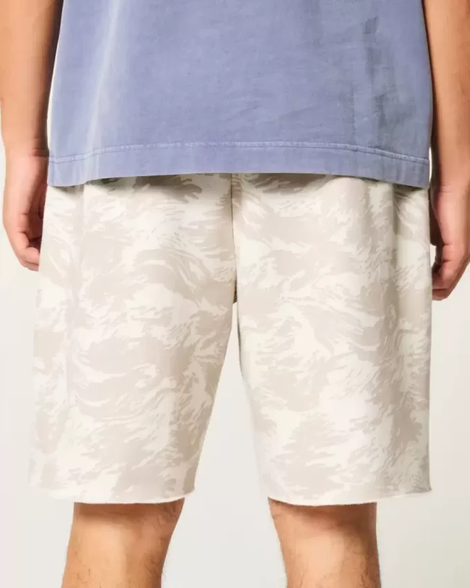 Pantaloni scurți largi Hollister Feel Good Fleece deasupra genunchiului