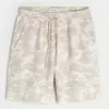 Pantaloni scurți largi Hollister Feel Good Fleece deasupra genunchiului