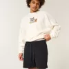 Pantaloni scurți lângi din lână la jumătatea coapsei Pantaloni scurți lângi din lână la jumătatea coapsei