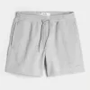 Pantaloni scurți lângi din lână la jumătatea coapsei Pantaloni scurți lângi din lână la jumătatea coapsei