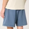 Pantaloni scurți lângi din lână la jumătatea coapsei