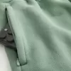 Pantaloni scurți lângi din lână la jumătatea coapsei Pantaloni scurți lângi din lână la jumătatea coapsei