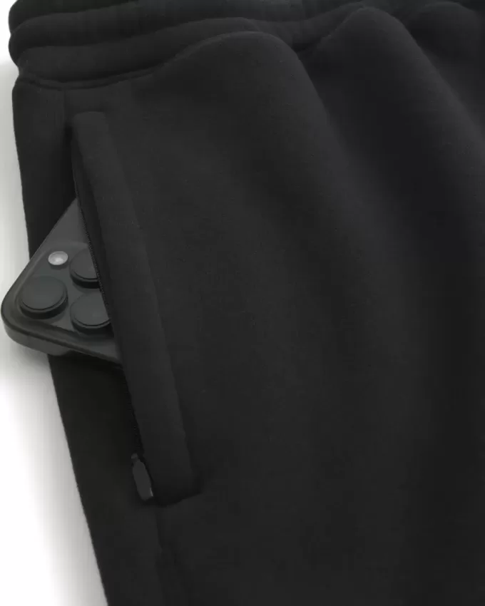 Pantaloni scurți lângi din lână la jumătatea coapsei Pantaloni scurți lângi din lână la jumătatea coapsei