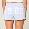 Pantaloni scurți mini fleece cu dantelă Pantaloni scurți mini fleece cu dantelă