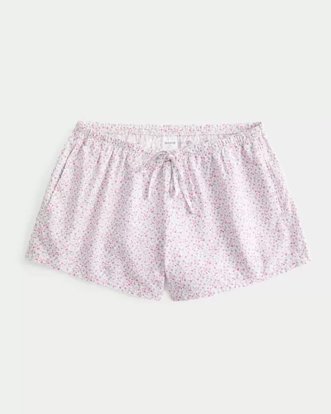 Pantaloni scurți Oxford din bumbac Pantaloni scurți Oxford din bumbac