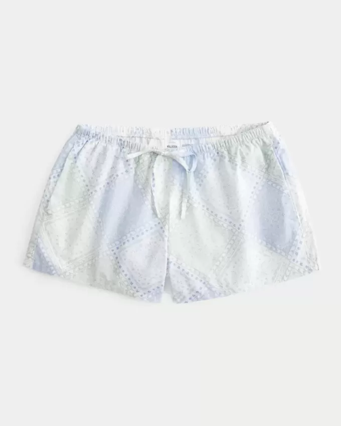 Pantaloni scurți Oxford din bumbac Pantaloni scurți Oxford din bumbac