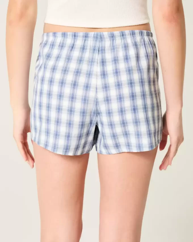 Pantaloni scurți Oxford din bumbac Pantaloni scurți Oxford din bumbac