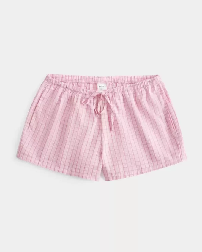 Pantaloni scurți Oxford din bumbac Pantaloni scurți Oxford din bumbac