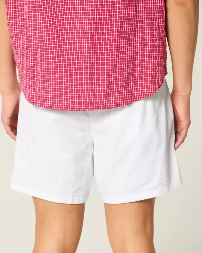 Pantaloni scurți Seersucker