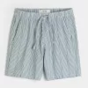 Pantaloni scurți Seersucker deasupra genunchiului