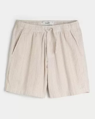 pantaloni scuri seersucker deasupra genunchiului 1 2 330x413 - Pantaloni scurți Seersucker deasupra genunchiului