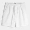 Pantaloni scurți Seersucker deasupra genunchiului
