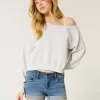 Pantaloni scurti din denim cu talie joasă, cu spalare medie Pantaloni scurti din denim cu talie joasă, cu spalare medie