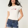 Pantaloni scurti din denim cu talie joasă, rupte, spalate întunecat Pantaloni scurti din denim cu talie joasă, rupte, spalate întunecat