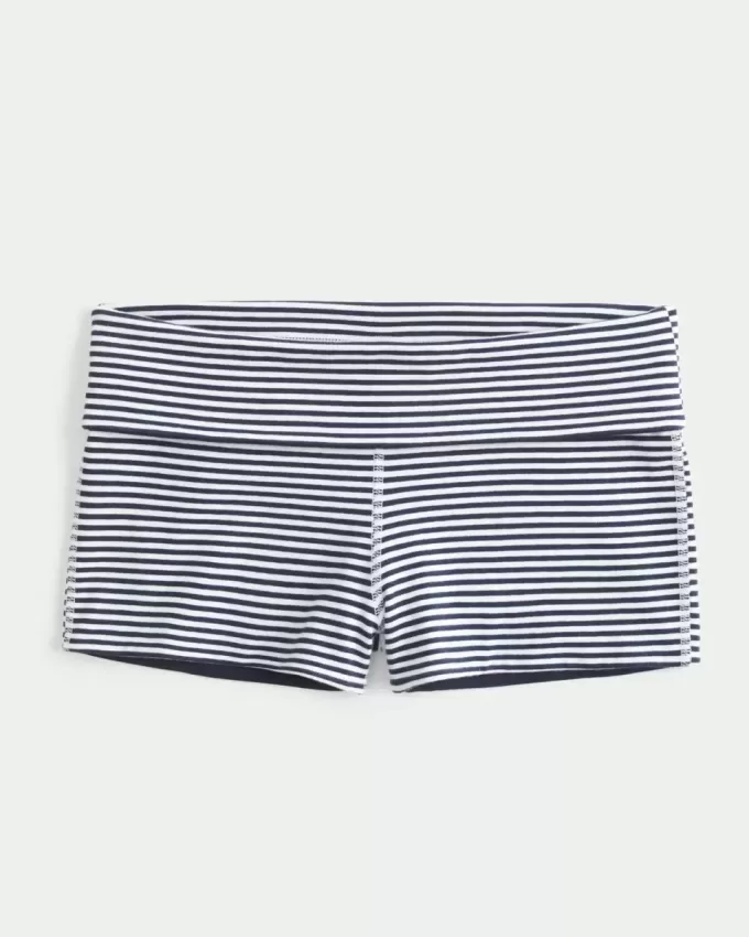 Pantaloni scurti din tricot reversibil Pantaloni scurti din tricot reversibil