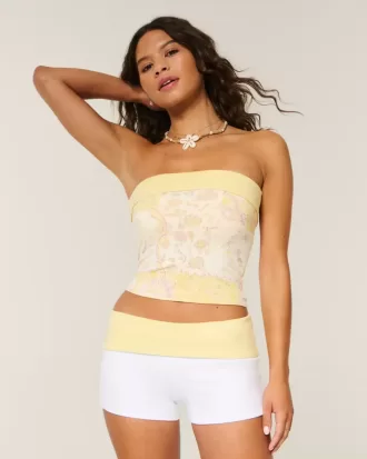 Pantaloni scurti din tricot reversibil