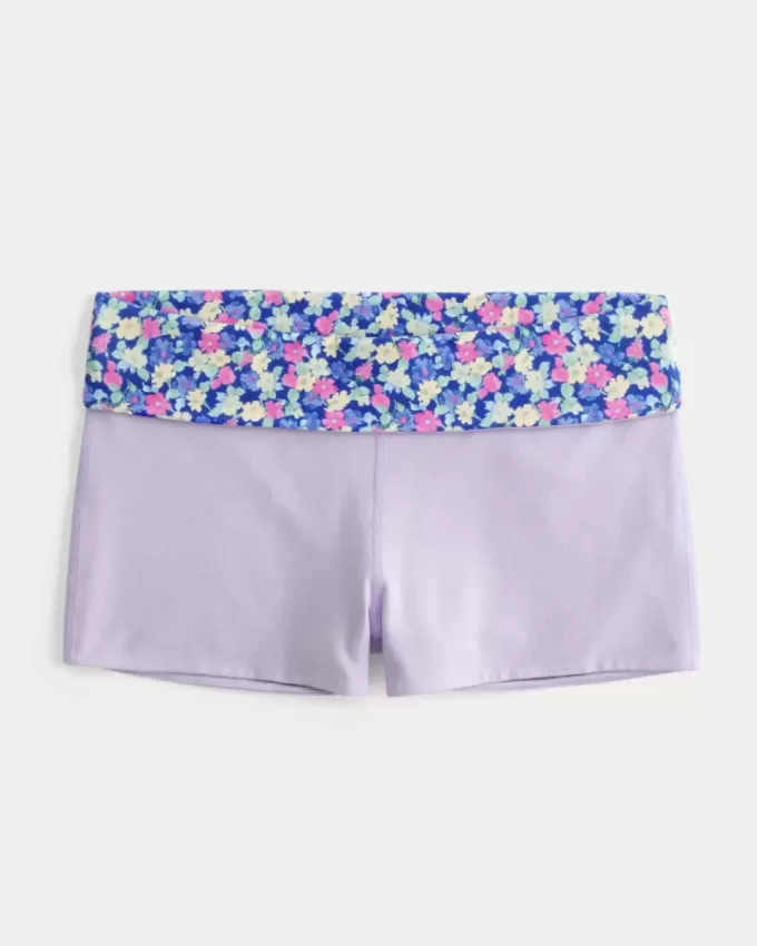 Pantaloni scurti din tricot reversibil Pantaloni scurti din tricot reversibil