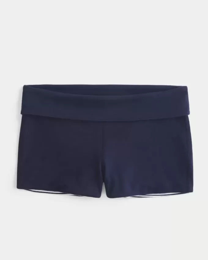 Pantaloni scurti din tricot reversibil Pantaloni scurti din tricot reversibil