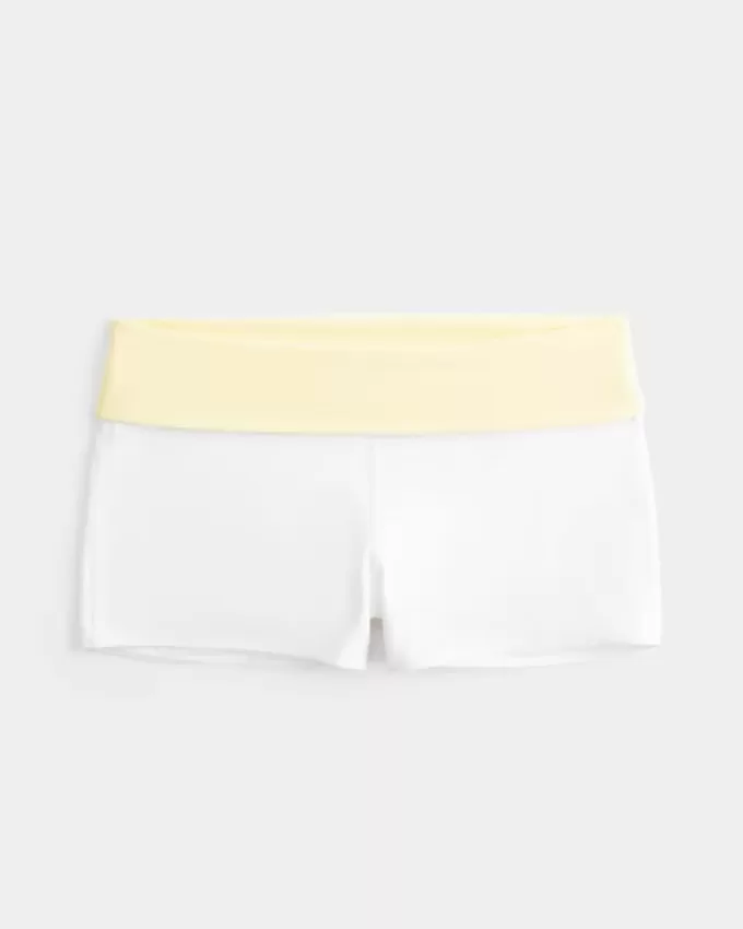 Pantaloni scurti din tricot reversibil Pantaloni scurti din tricot reversibil