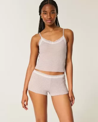 Pantaloni scurti Gilly Hicks Waffle Lace