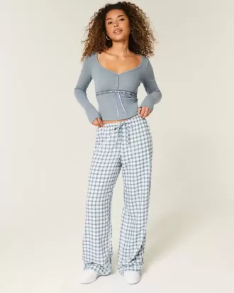 Pantaloni Slub cu tragere
