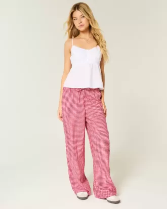 Pantaloni Slub cu tragere