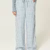 Pantaloni Slub cu tragere Pantaloni Slub cu tragere